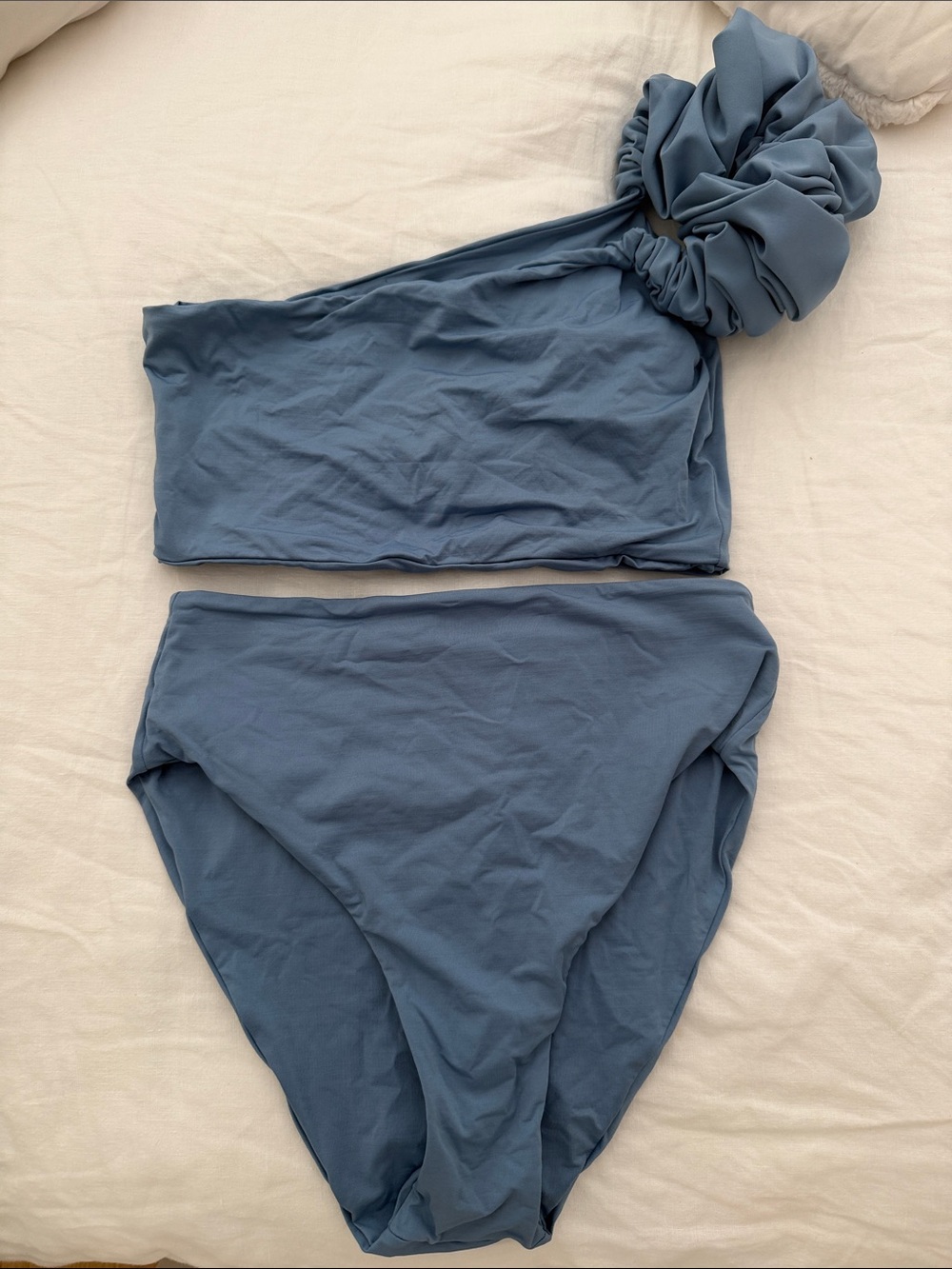 Blue grey two piece bathing suit - never worn